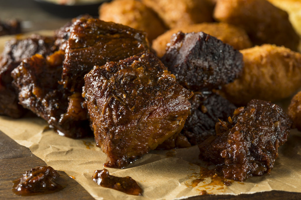 Barbecue burnt ends